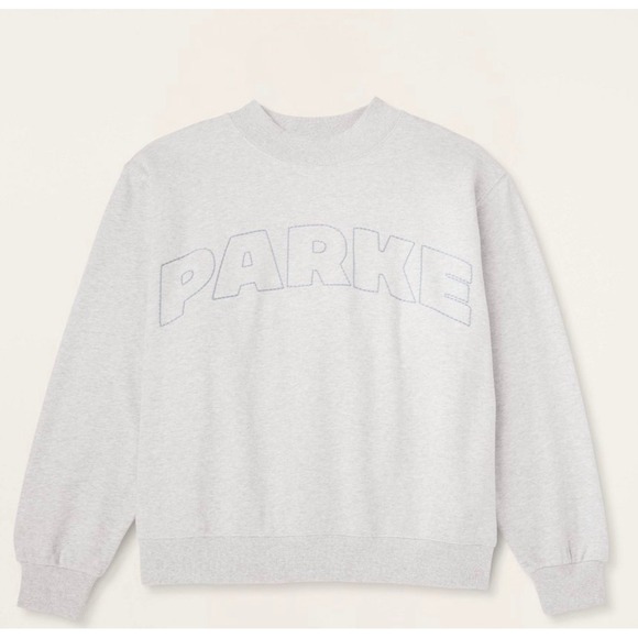 Parke Tops - Parke x Target Mockneck Pullover Sweatshirt Heather Gray  Women XXS/XS